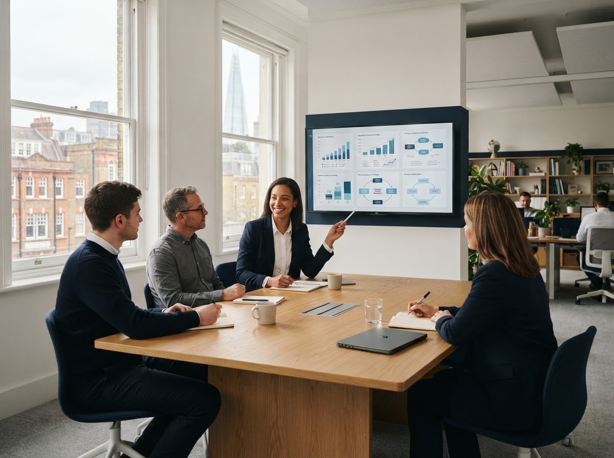 Elmbriqon data analysis workspace used to review market insights